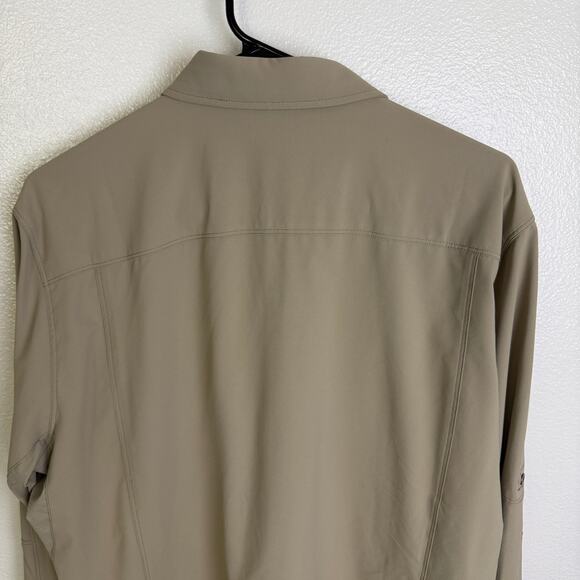 Kuhl Bandit Shirt Mens L Brown Long Sleeve Button Up Outdoors Roll Tab Hiking - Picture 5 of 12